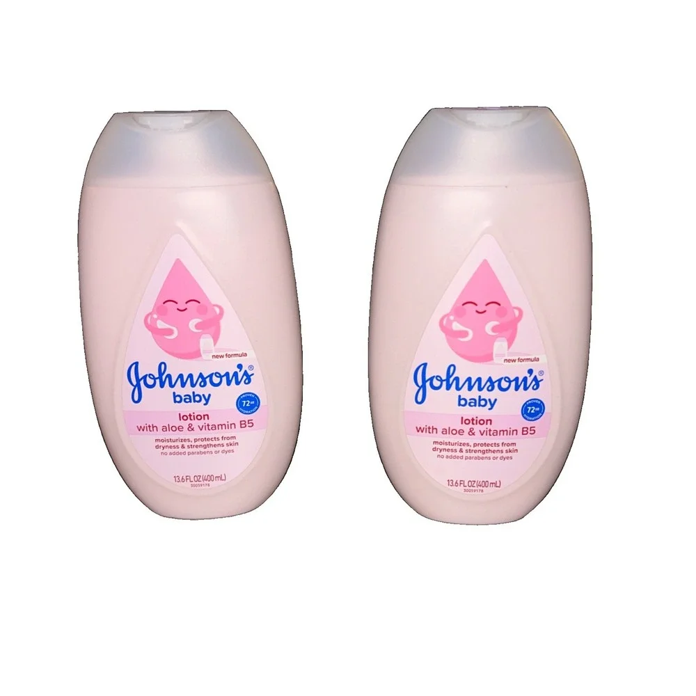 Johnson's Baby Lotion with Coconut Oil, Aloe Vera & Vitamin B5, 13.6 fl oz 2 Pk